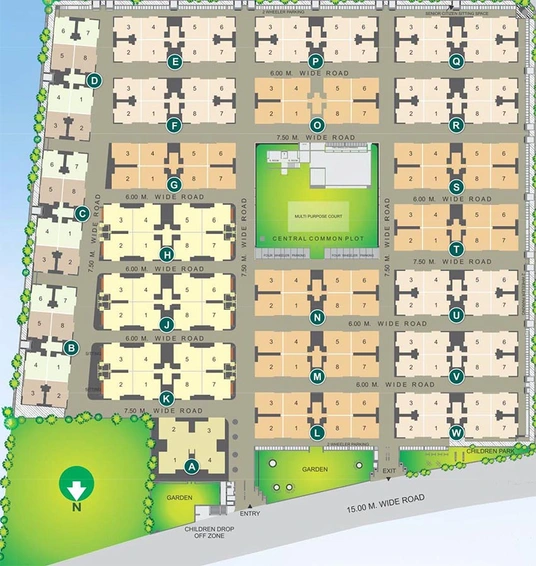 Master Plan of Venus Parkland in Vejalpur, Ahmedabad - Image 192725