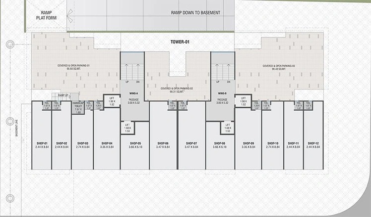 Master Plan of BKB Radhe Shyam Resi Com in Makarpura, Vadodara - Image 192818