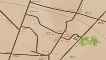 Location of Darshanam Pushpam Heights - Image 192944
