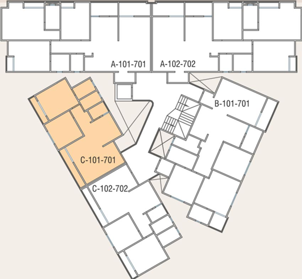 Floor Plan of Purv Imperia in Gotri, Vadodara - Image 192963
