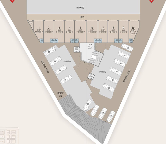 Master Plan of Purv Imperia in Gotri, Vadodara - Image 192962