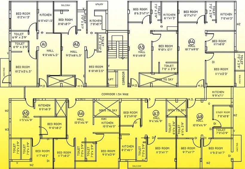 Floor Plan of Access Sai Empire in Guduvancheri, Chennai - Image 192972