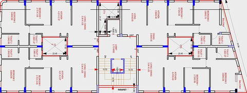 Floor Plan of Jitendra Pushti Apartments in Gorwa, Vadodara - Image 192974