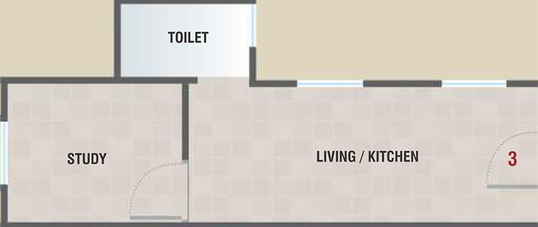1 BHK Flat in Krisha Panchratna Villa in Waghodia Road, Vadodara - Image 823846