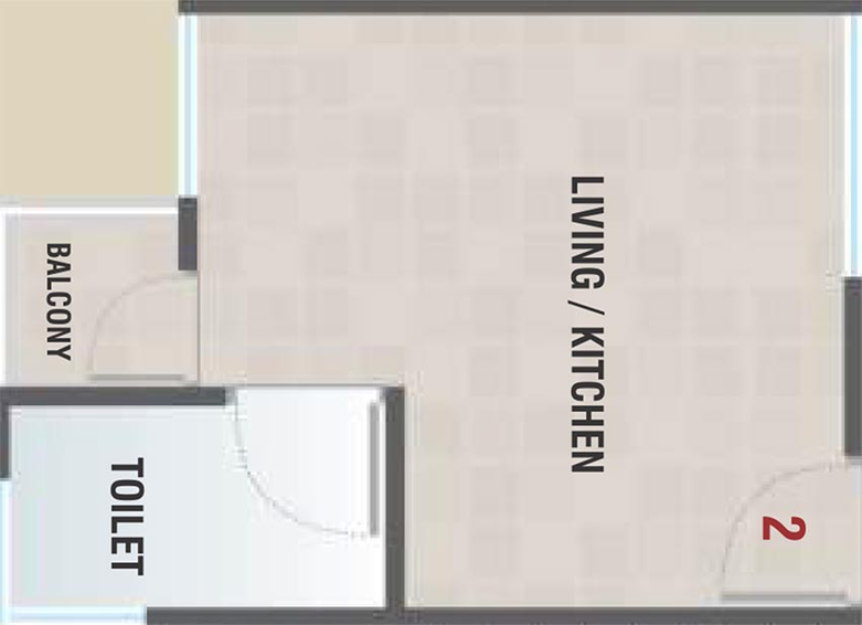 1 RK Flat in Krisha Panchratna Villa in Waghodia Road, Vadodara - Image 823845