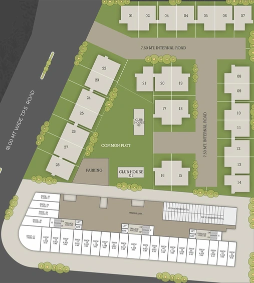 Master Plan of Shivam Ratnam Greenfield 2 in Tarsali, Vadodara - Image 193164