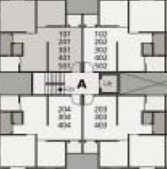 Floor Plan of Shivanshu Palm View in Harni, Vadodara - Image 193188