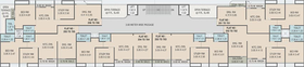 Floor Plan of Matangi Radhekrishna Landmark in Waghodia Road, Vadodara - Image 193250