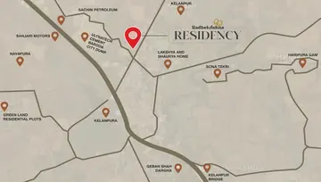 Location of Matangi Radhekrishna Residency - Image 193256