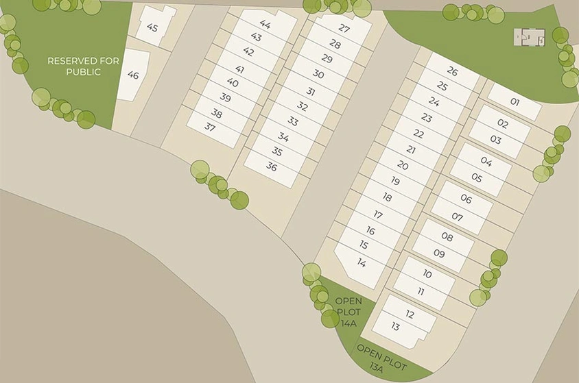 Master Plan of Matangi Radhekrishna Residency in Waghodia Road, Vadodara - Image 193257