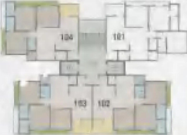 Floor Plan of Ratnam Aangan in Makarpura, Vadodara - Image 193312