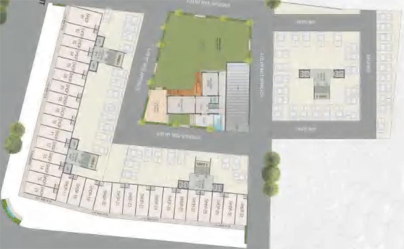 Master Plan of Ratnam Aangan in Makarpura, Vadodara - Image 193311