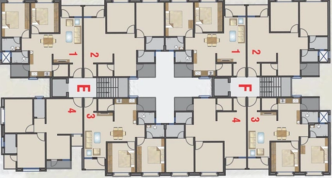 Floor Plan of Samanvay Status 2 in Atladara, Vadodara - Image 193423