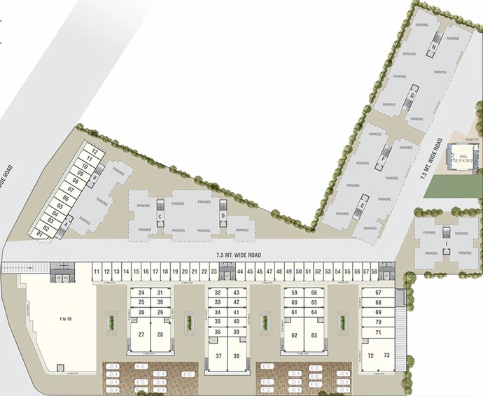 Master Plan of Samanvay Status 2 in Atladara, Vadodara - Image 193424