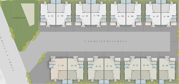 Master Plan of Samruddhi Spring 15 in Kalali, Vadodara - Image 193446