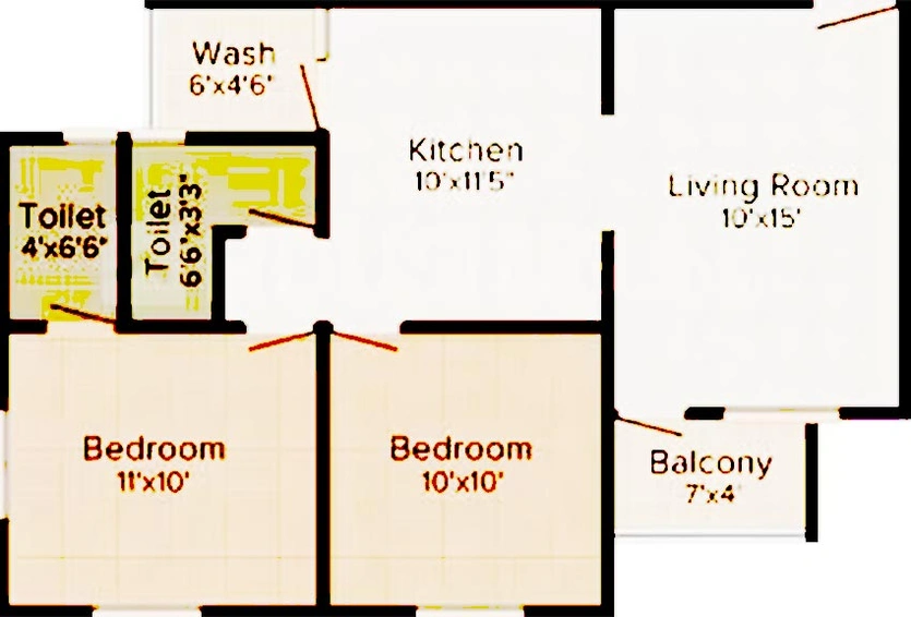 2 BHK Flat in Sakar 99 in Gotri, Vadodara - Image 823998