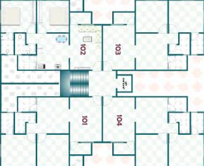 Floor Plan of Sakar 99 in Gotri, Vadodara - Image 193456