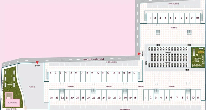 Master Plan of Sakar 99 in Gotri, Vadodara - Image 193457