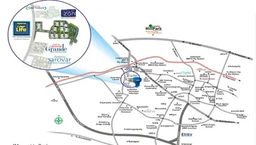 Location of Aparna Cyber Life - Image 116053