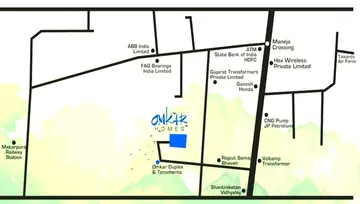 Location of Soham Omkar Homes - Image 193498