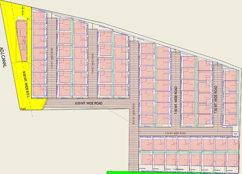 Master Plan of Swastik Royal Mansions in Bill, Vadodara - Image 193504