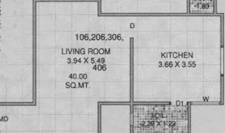 1 RK Flat in Virat Sai Sahaj Residency in Atladara, Vadodara - Image 824017