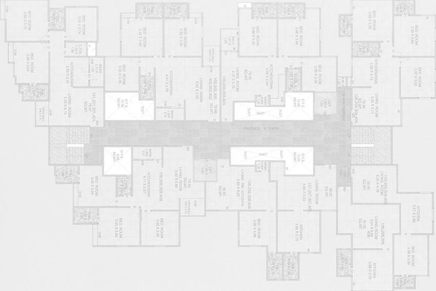 Floor Plan of Virat Sai Sahaj Residency in Atladara, Vadodara - Image 193520