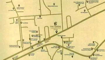 Location of Virat Sai Sahaj Residency - Image 193519