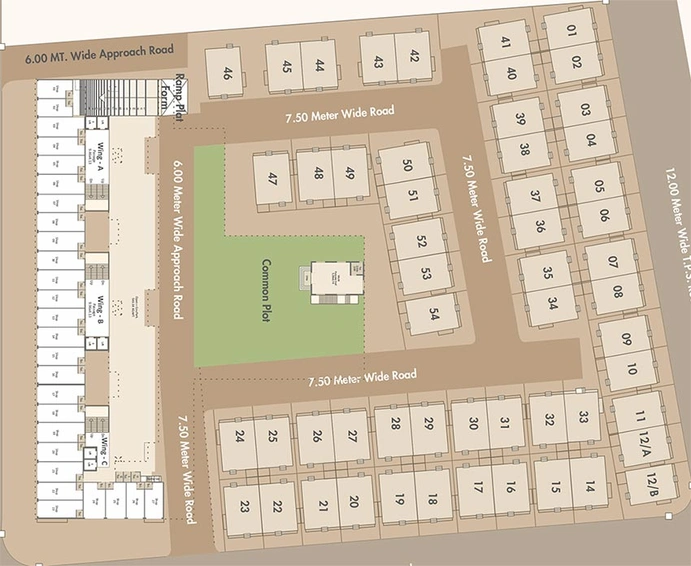 Master Plan of Samruddhi Saffron in Kapurai, Vadodara - Image 193594