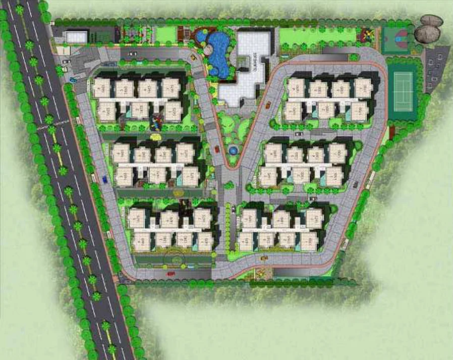 Master Plan of Aparna Hillpark Silver Oaks in Bandam Kommu, Hyderabad - Image 115678