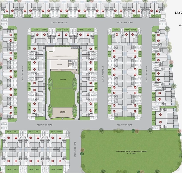 Master Plan of Samruddhi Serene in Sayajipura, Vadodara - Image 193601