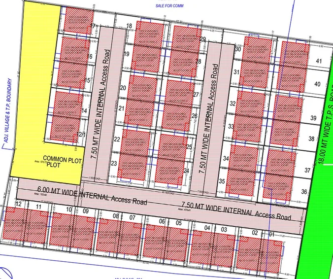 Master Plan of Radharaman Samruddhi Shrey in Makarpura, Vadodara - Image 193621