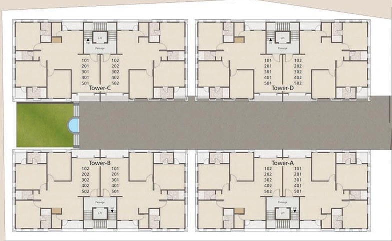 Master Plan of Aarv Saffron Bliss in Chhani, Vadodara - Image 193649