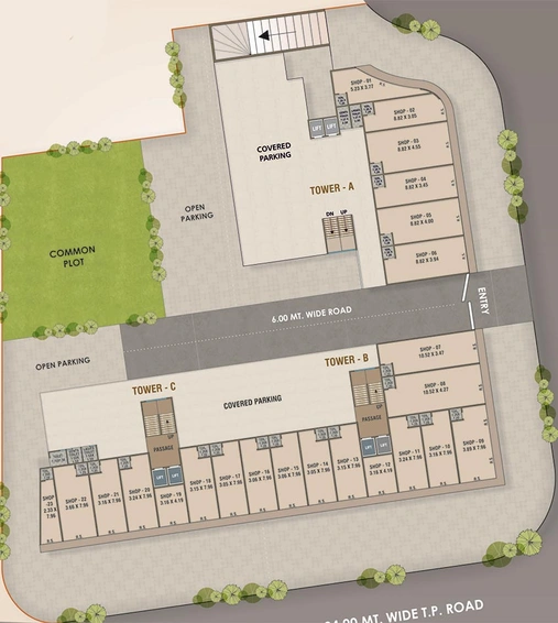 Master Plan of Aspire Reva Flats in Ankhol, Vadodara - Image 193668