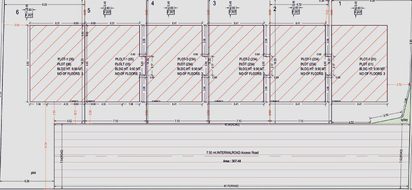 Master Plan of Sai Villa 1 in Sama Savli Road, Vadodara - Image 193676