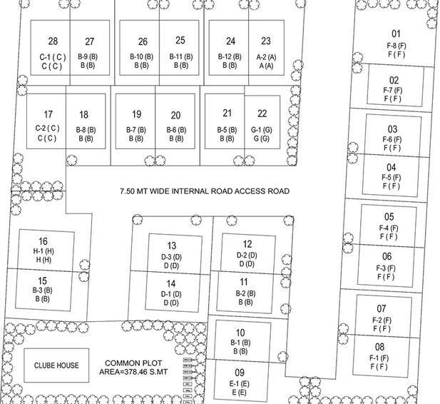 Master Plan of Samarthsai Samartha Meadows in Kapurai, Vadodara - Image 193705