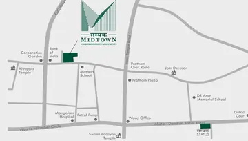 Location of Samyak Midtown - Image 193718