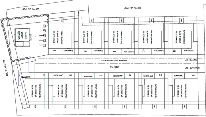 Master Plan of Creative Serene 11 in Bhayli Road, Vadodara - Image 193755