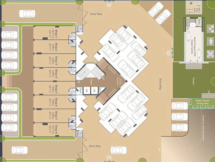 Master Plan of Creative Serene Edifice in Harni, Vadodara - Image 193767