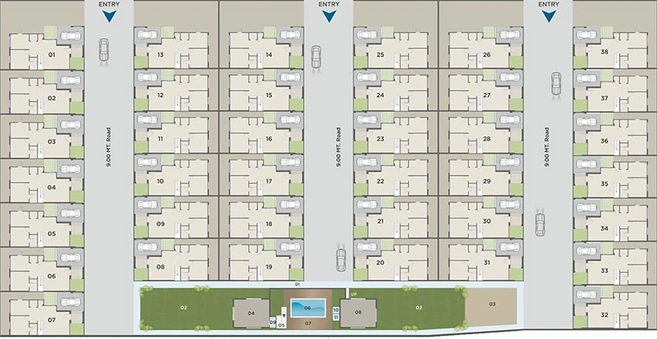 Master Plan of Shilp Serene in Chhani, Vadodara - Image 193777