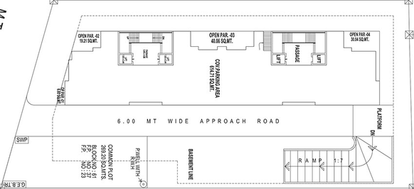 Master Plan of Krishna Shaligram West in Bhayli Road, Vadodara - Image 193788