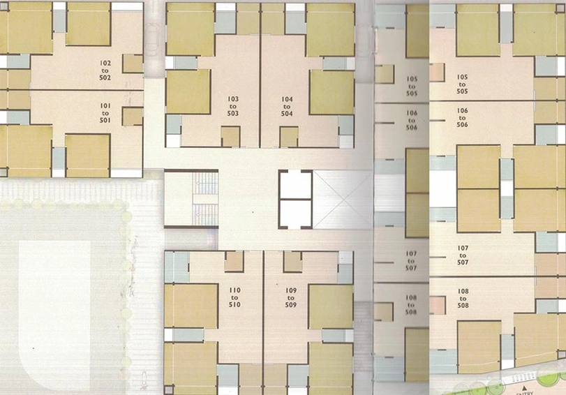 Floor Plan of Shubh Shantam Residency in Gotri, Vadodara - Image 193794