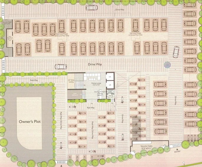 Master Plan of Shubh Shantam Residency in Gotri, Vadodara - Image 193795