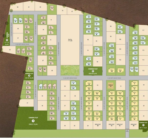 Master Plan of Kuber Shangri La Imperial in Ajwa Road, Vadodara - Image 193878