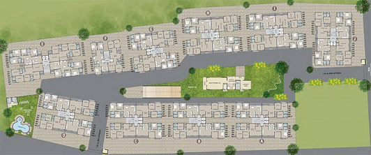 Master Plan of Pavitra Shilpan Bliss in Vasna Bhayli Main Road, Vadodara - Image 193898