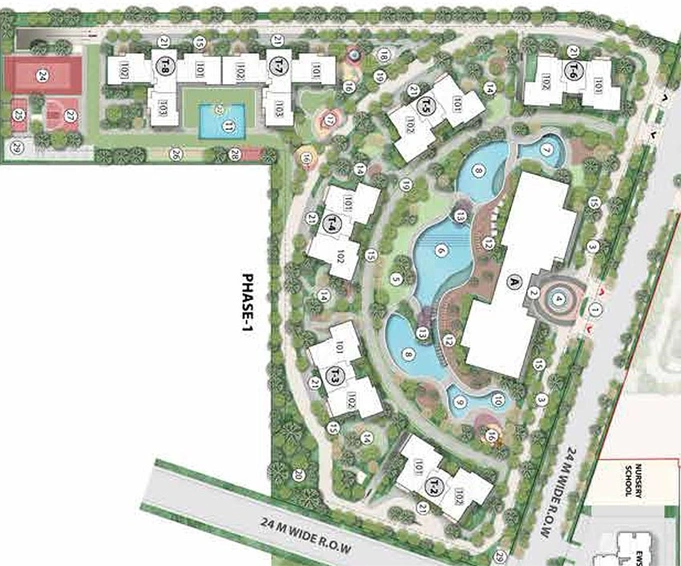 Master Plan of Signature Titanium SPR in Sector 71, Gurgaon - Image 193936