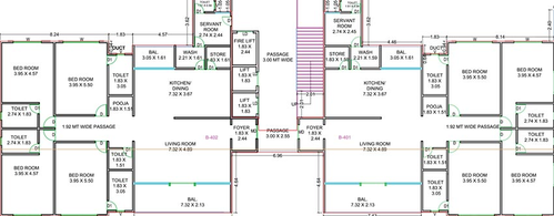 Floor Plan of Shagun Lifestyle in Sevasi, Vadodara - Image 194028