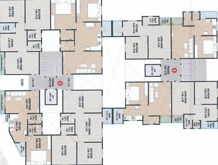 Floor Plan of Shaligram Enterprise in Waghodia Road, Vadodara - Image 194039