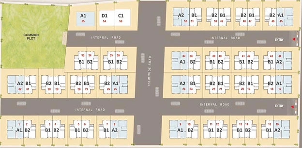 Master Plan of Shree Rang Samruddhi Tenaments in Karjan, Vadodara - Image 194090