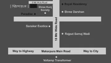 Location of Shreeji Shilpgram - Image 194094